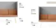 Technical diagram of the BAY high-back soft seating unit. Highlights include a 30 mm thick high-back panel for sound absorption, high-elastic foam seat cushions, 30x30 mm metal legs, and optional oak wood finishes.
