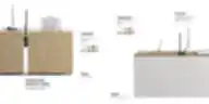 Modular Office Desk System with Integrated Storage Cabinet and Cable Management