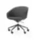 Antracito spalvos OX:CO 5R biuro kėdė su ergonominiu atlošu