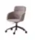 Noti Paxt ergonominė biuro kėdė su ratukais ant rožinio fono