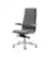 SITLAND Executive biuro kėdė su aukštu atlošu, chromuotu pagrindu ir ergonomiškais porankiais.