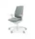 Profim LIGHT UP 230SL ergonominė biuro kėdė su mėlynu audiniu ir baltu pagrindu