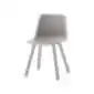 VARYA kėdė iš INCLASS pilka su juodomis metalinėmis kojomis