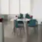 Juodos TIME kėdės galinis vaizdas.