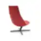 Raudonas Chic Lounge A10F krėslas iš nugaros