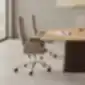 ALTEA kėdė iš Inclass smėlio spalvos oda su aukšta atkalte, biuro susitikimo aplinka