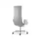 „LD Seating Harmony Modern“ biuro kėdės galinis vaizdas, pilkos spalvos, modernus dizainas.