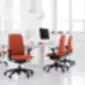 Profim Motto ergonomiška oranžinė biuro kėdė prie stalo