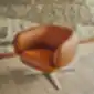 Rudas MDD Grace 2 fotelis su metaline baze